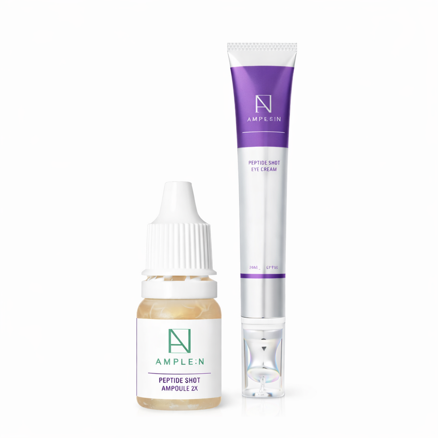 Set AMPLEN Péptido Shot | Contorno de Ojos con Aplicador 20ml + Sérum 10ml
