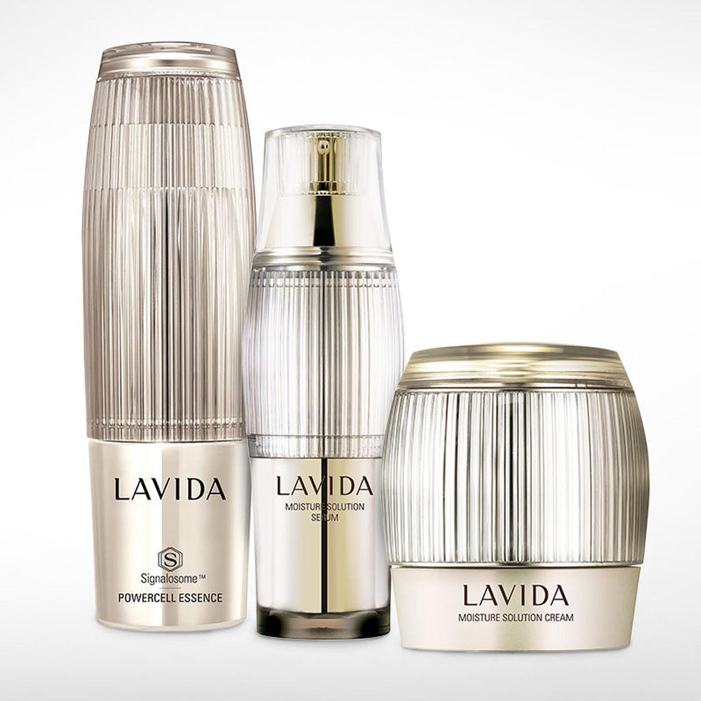 Set Hidratación Lavida- Piel Seca- Esencia + Sérum + Crema 50 ml