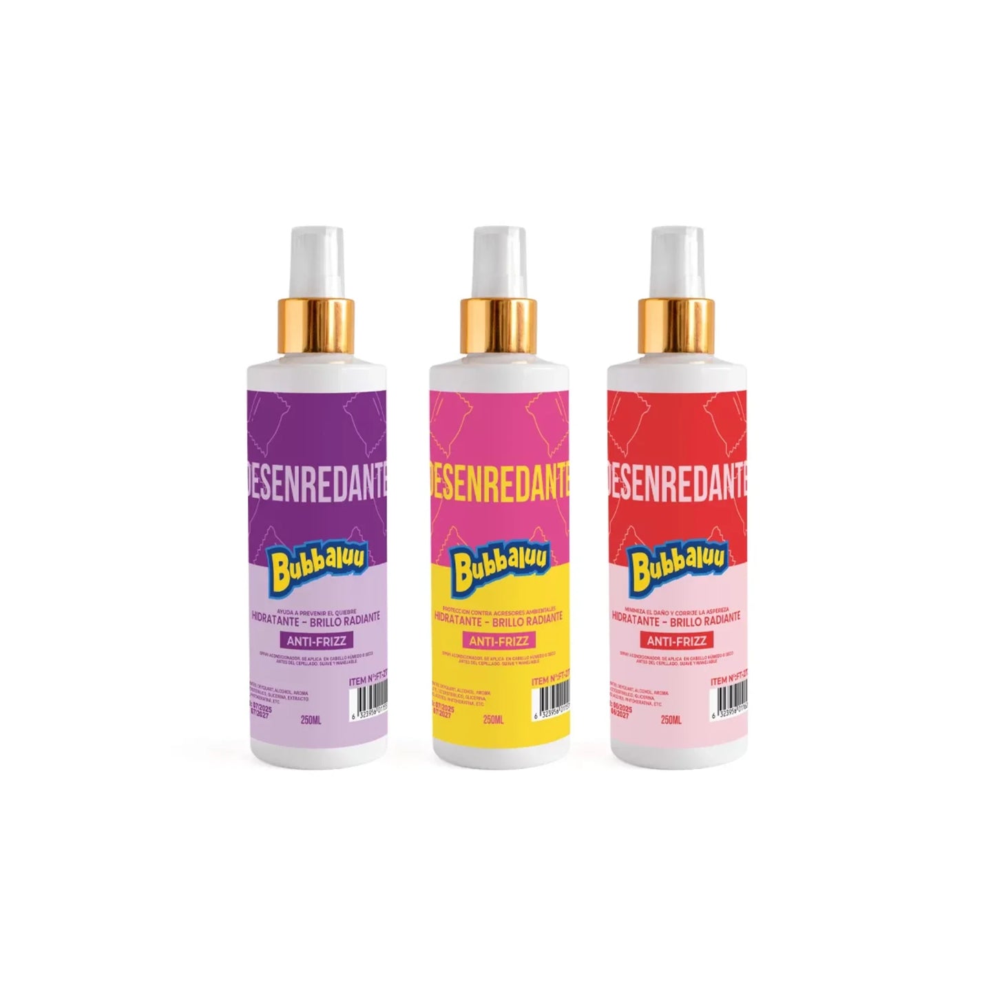 Desenredante Capilar Anti Nudos y Frizz - Bubbaluu