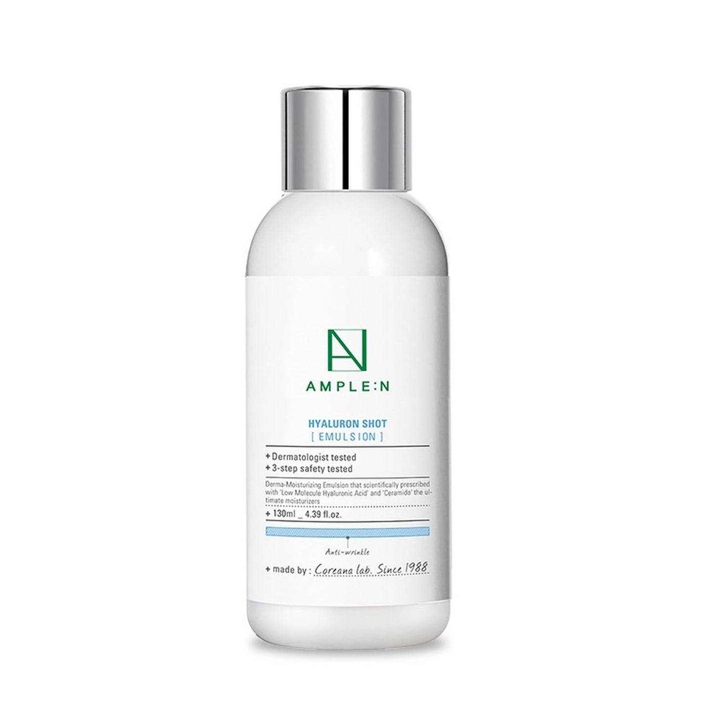 Crema facial fluida hidratante Amplen Ácido Hialurónico 130ml