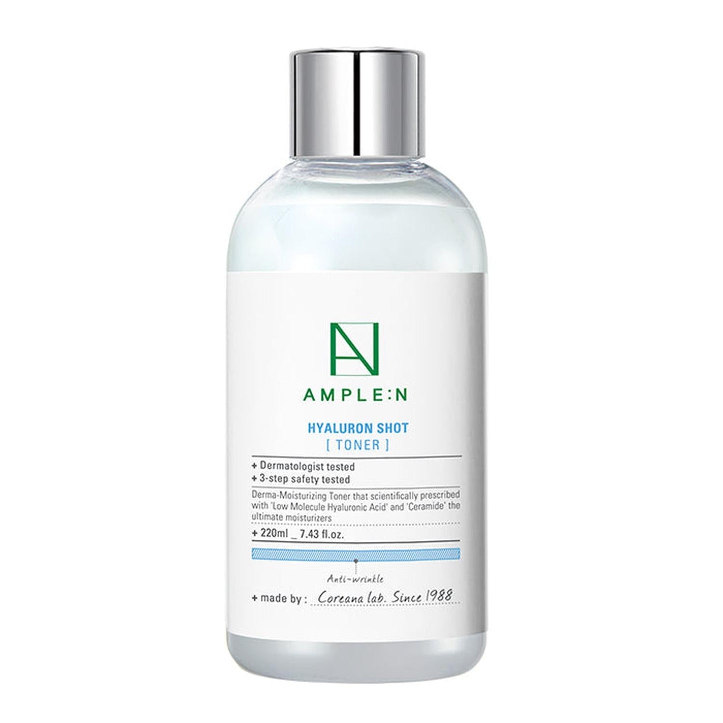 Tónico Facial Hidratante Amplen Ácido Hialurónico 220ml