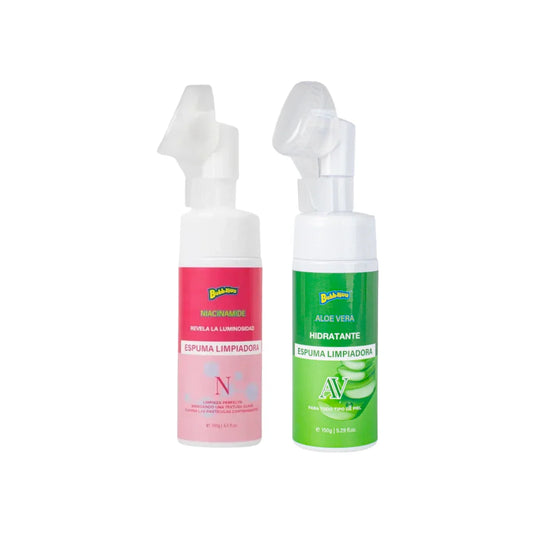 Espuma Limpiadora Facial Bubbaluu – Aloe Vera / Niacinamida | Limpieza Suave e Hidratante | Bubbaluu