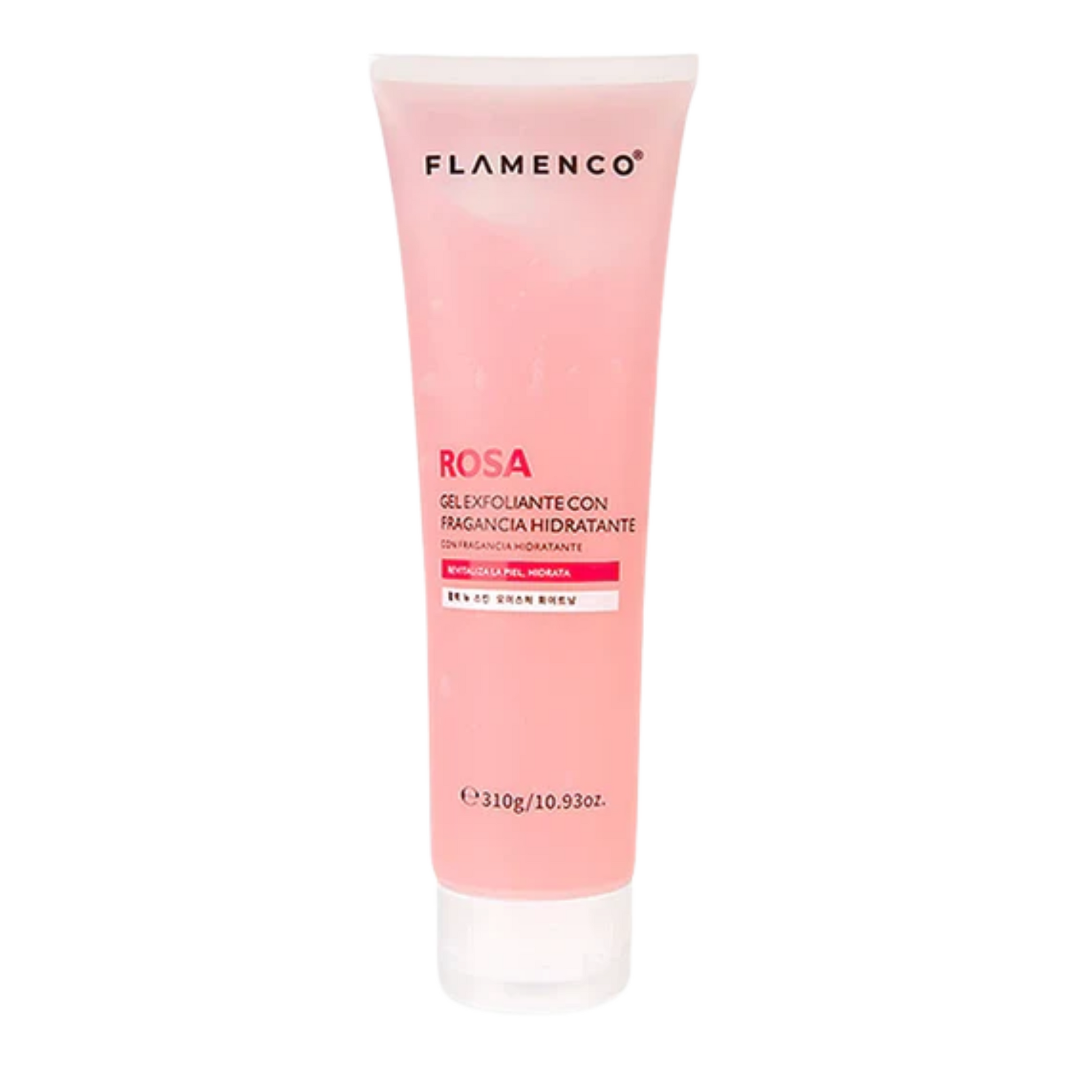 Gel Exfoliante Hidratante con Fragancia de Rosa