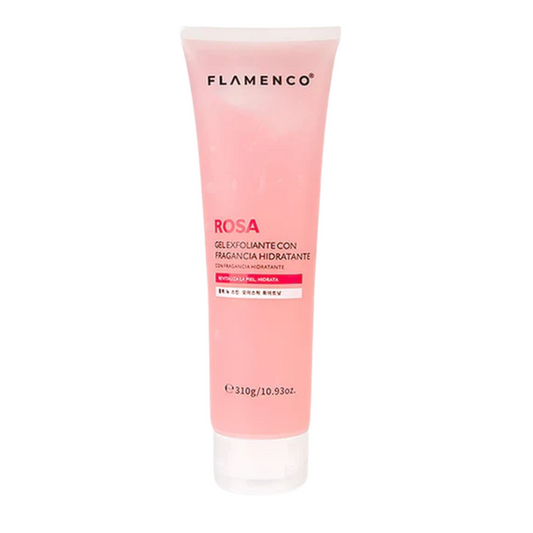 Gel Exfoliante Hidratante con Fragancia de Rosa