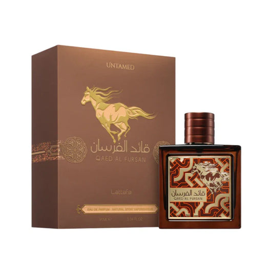 Lattafa Qaed Al Fursan Untamed EDP 90ml | Perfume Árabe Masculino