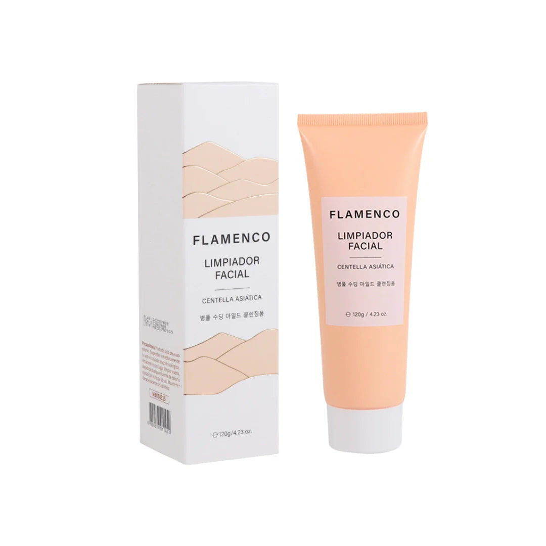 Limpiador Facial de Centella Asiática 120g – Limpieza Suave y Calmante | Flamenco