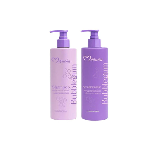 Pack Shampoo + Acondicionador Bubblegum Misucka – Nutrición y Brillo Capilar | Misucka