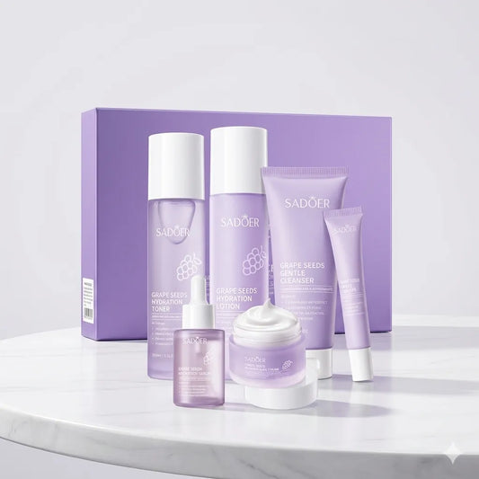 Pack Skincare Sadoer Grape Seeds 6 Piezas — Rutina Completa Antioxidante