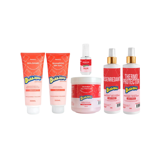Pack Cuidado Capilar Bubbaluu - Frutilla