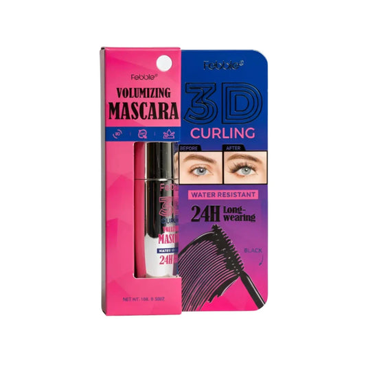 Rímel Febble 3D Volumizing Mascara – Volumen Extremo y Pestañas Definidas