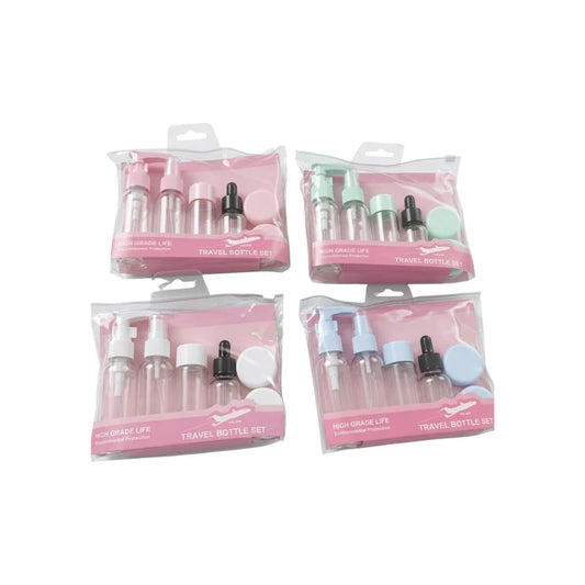 Set de Botellas para Viaje Recargables – Kit de Envases Portátiles