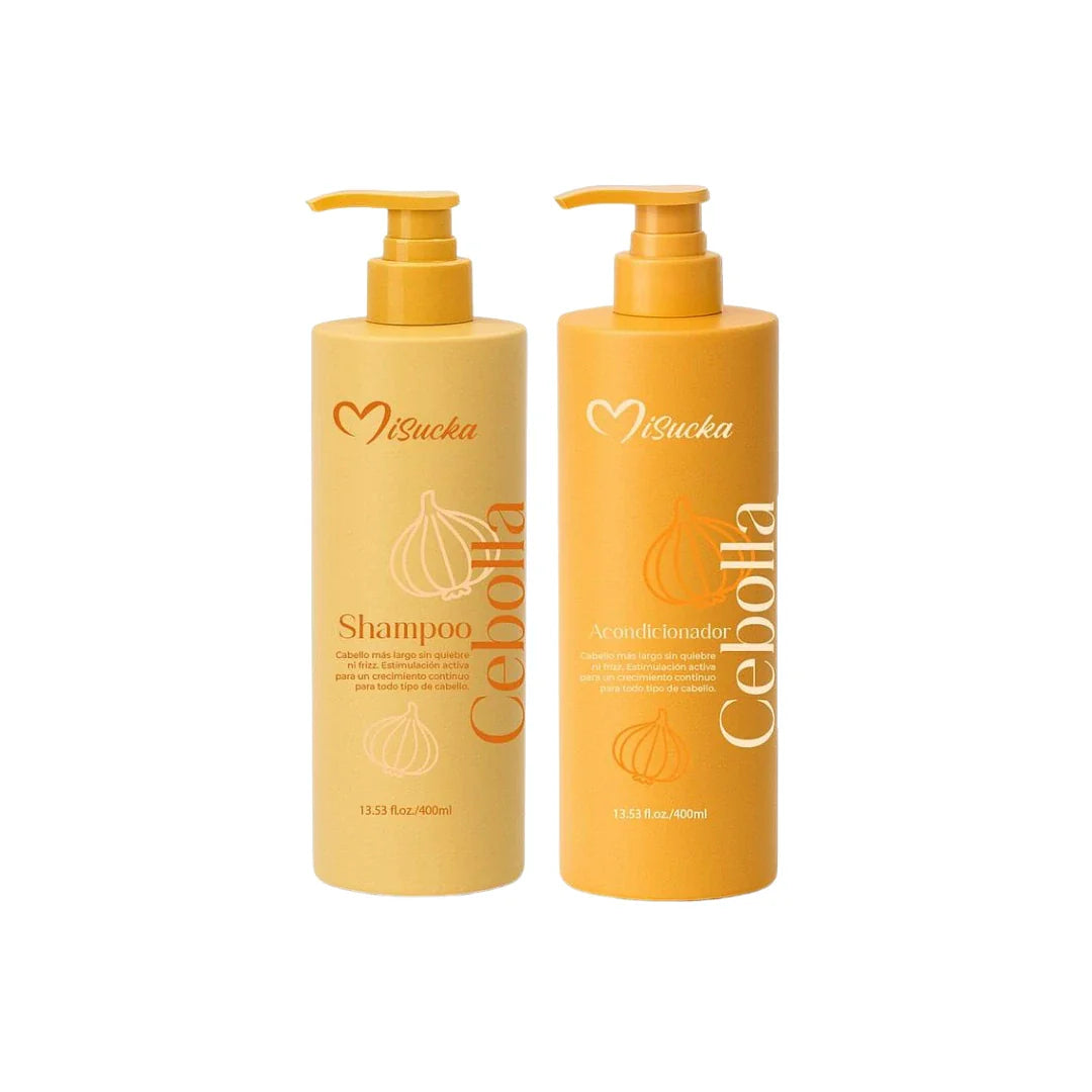 Shampoo y Acondicionador de Cebolla – Crecimiento y Fortalecimiento Capilar | Misucka