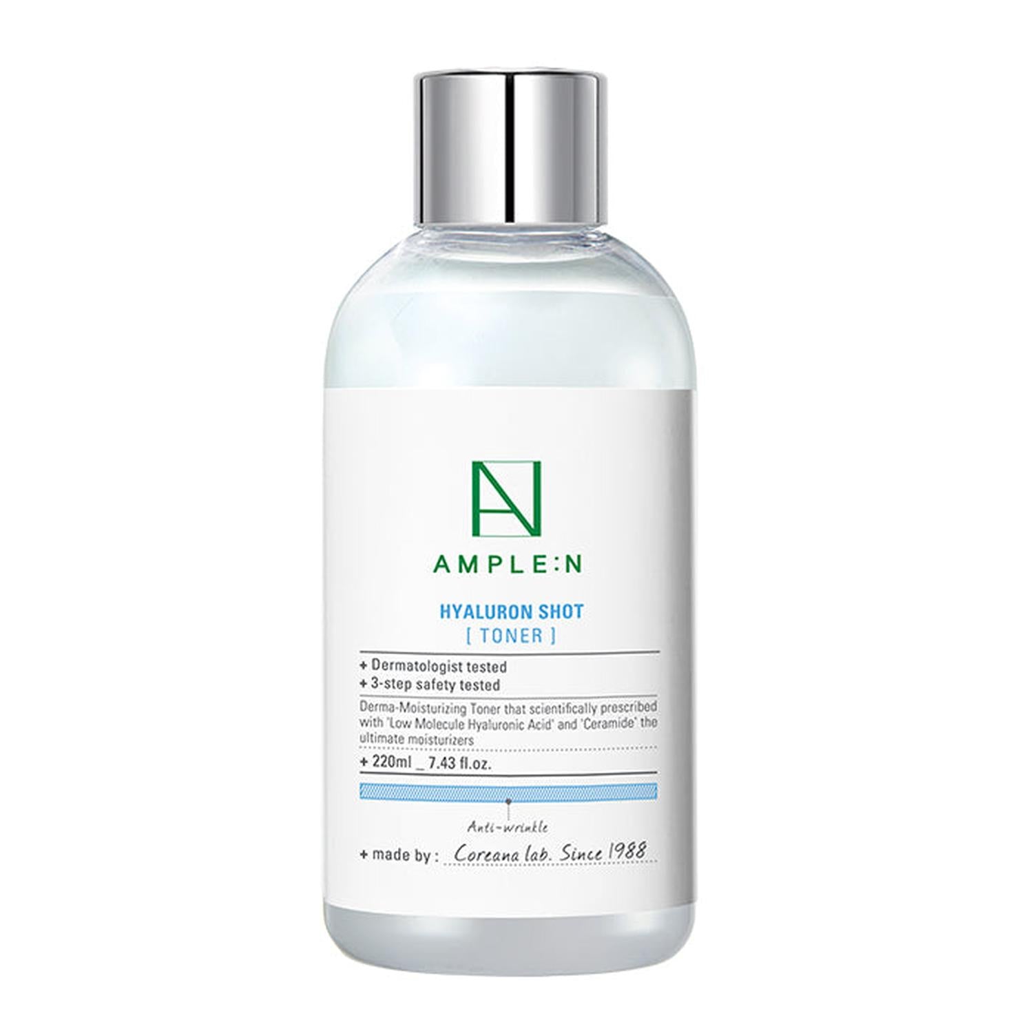 Tónico Facial Hidratante Amplen Ácido Hialurónico 220ml