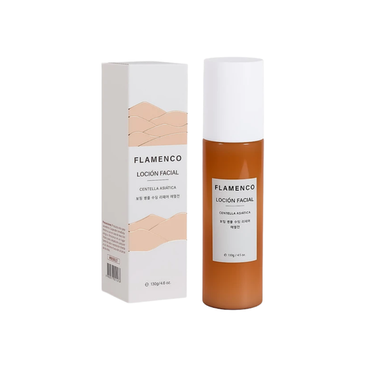 Loción Facial con Centella Asiática Flamenco – Hidratación y Reparación de la Piel