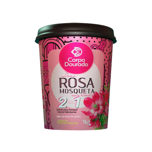Máscara Capilar Rosa Mosqueta 1KG – Corpo Dourado